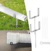 2 Pieces Downspout Bracket ,Downspout Anchor Stake ,Premium, Easy To Install, Wind Resistant Iron