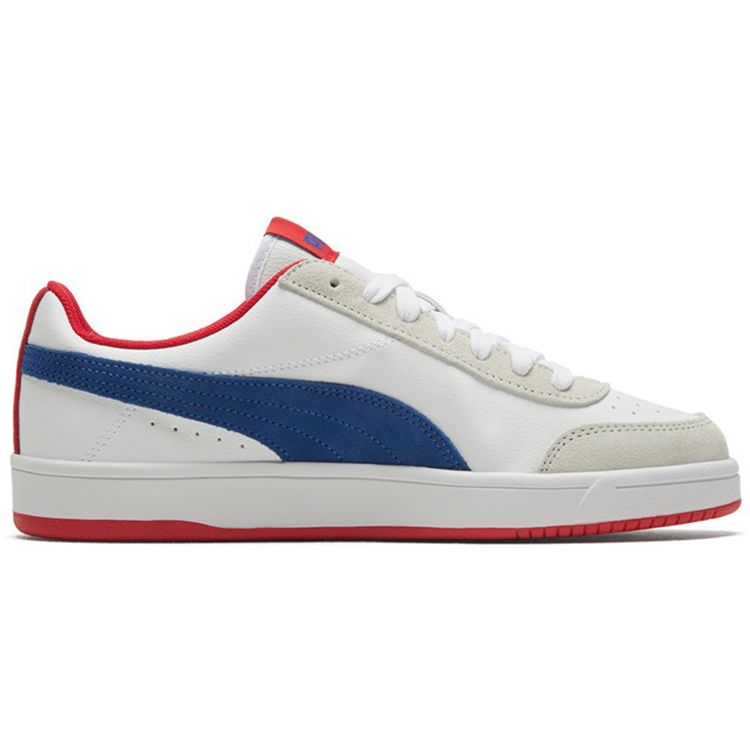 Puma Кеды Court Legend LO Унисекс Низкие Скейтбордические Бело-Сине-Красные 371931-05