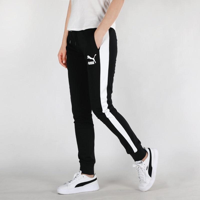 (WMNS) PUMA Iconic T7 Track Pants 'Black' Women's 599905-01