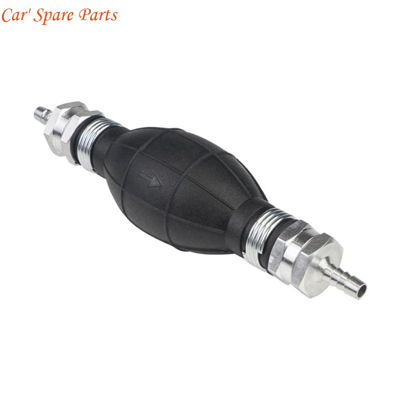 Y4UA Hand Primer Bulb Type Rubber Fuels 6mm/8mm/10mm/12mm Transfer Vacuum Fuels Line Hand Primer for Marine Boats Black