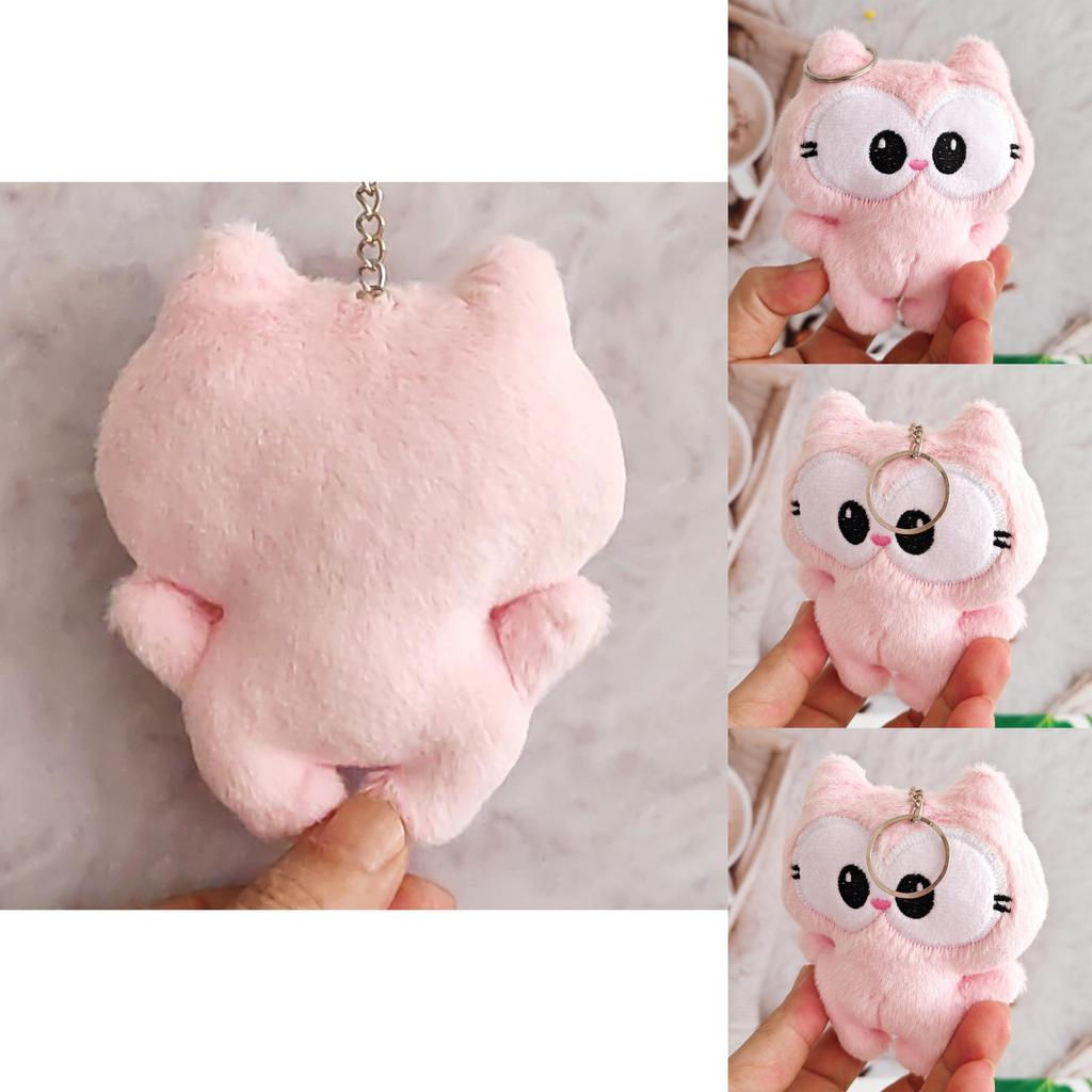 Pink Garfield Plush Keychain With Pp Cotton Filling Perfect For Collectors And Gifts