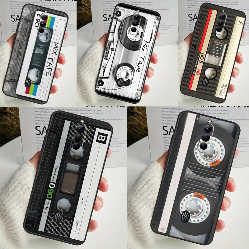 Cassette Mix Tape Phone Case For ZTE Nubia Red Magic 9 Pro Plus 6 7 8 Pro 6S 7S 8S Pro Plus 5G 5S 6R Cover