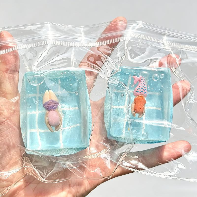 Slow Rebound Squeeze Toy Soft Maltose Stress Relief Sensory Toy for Swimming Pool Travel Anxiety Relief