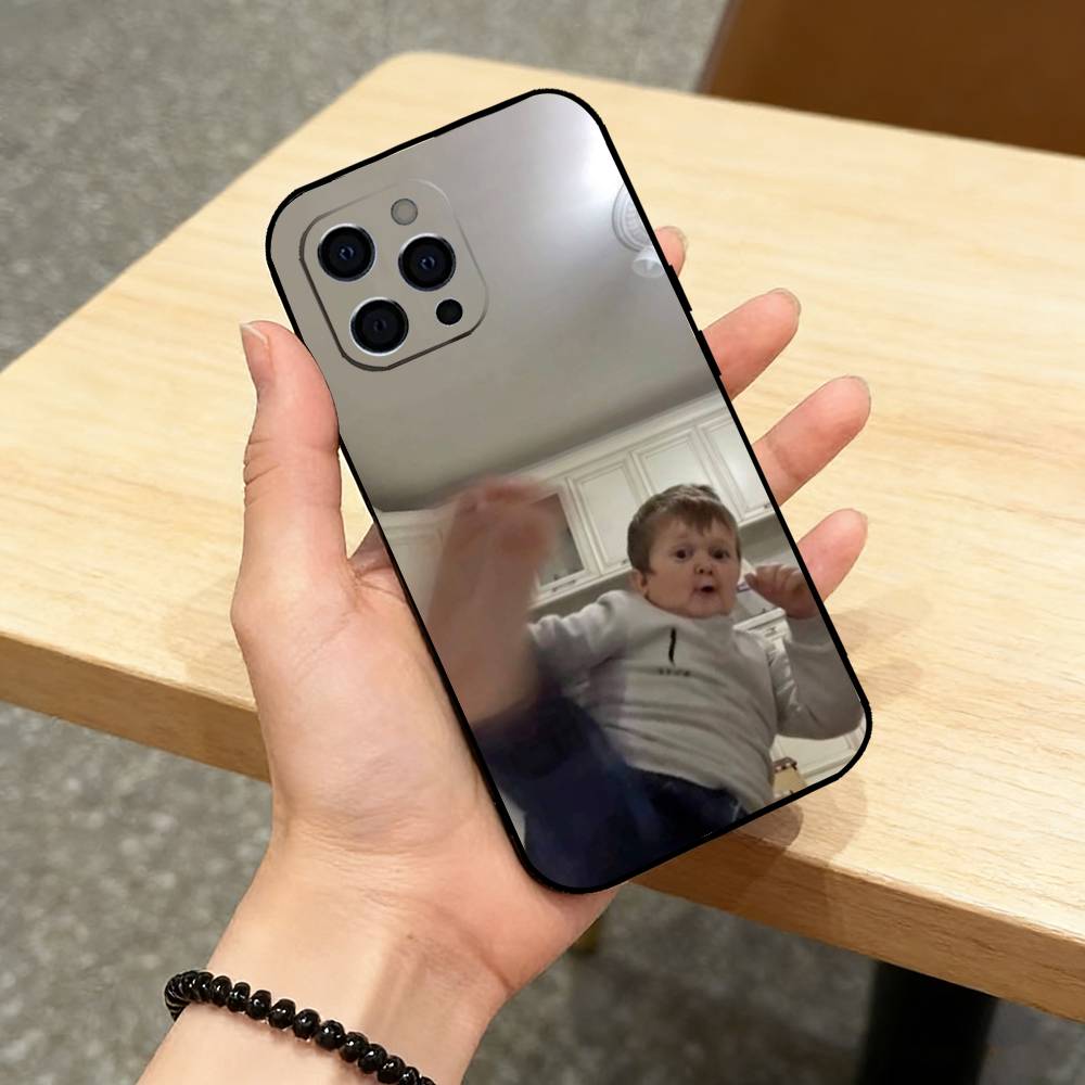 Смешной Чехол для Телефона Хасбулла Бабайт для iPhone 17,16,15,14,13,12,11 Plus,Pro Max,XS,Мягкий Силиконовый Черный Чехол