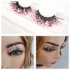 False Eyelashes Party Luminous Eyelashes Glitter Colored Eyelashes Lashes Extension Fake Eyelashes