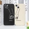 Чехол для телефона для девочек Bff Лучшие подруги Навсегда Всегда для IPhone 16 15 14 13 11 Pro XS MAX 7 8 Plus X SE20 12 Mini Милый чехол для пары