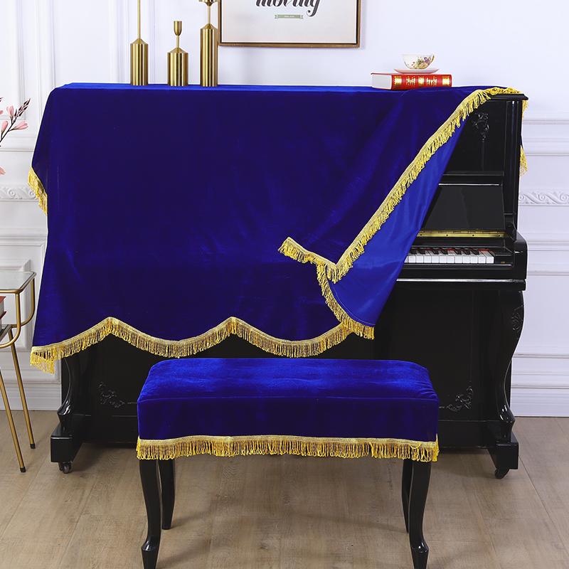 Бархатный чехол для табурета с кисточками, полупылезащитные чехлы, защитный чехол