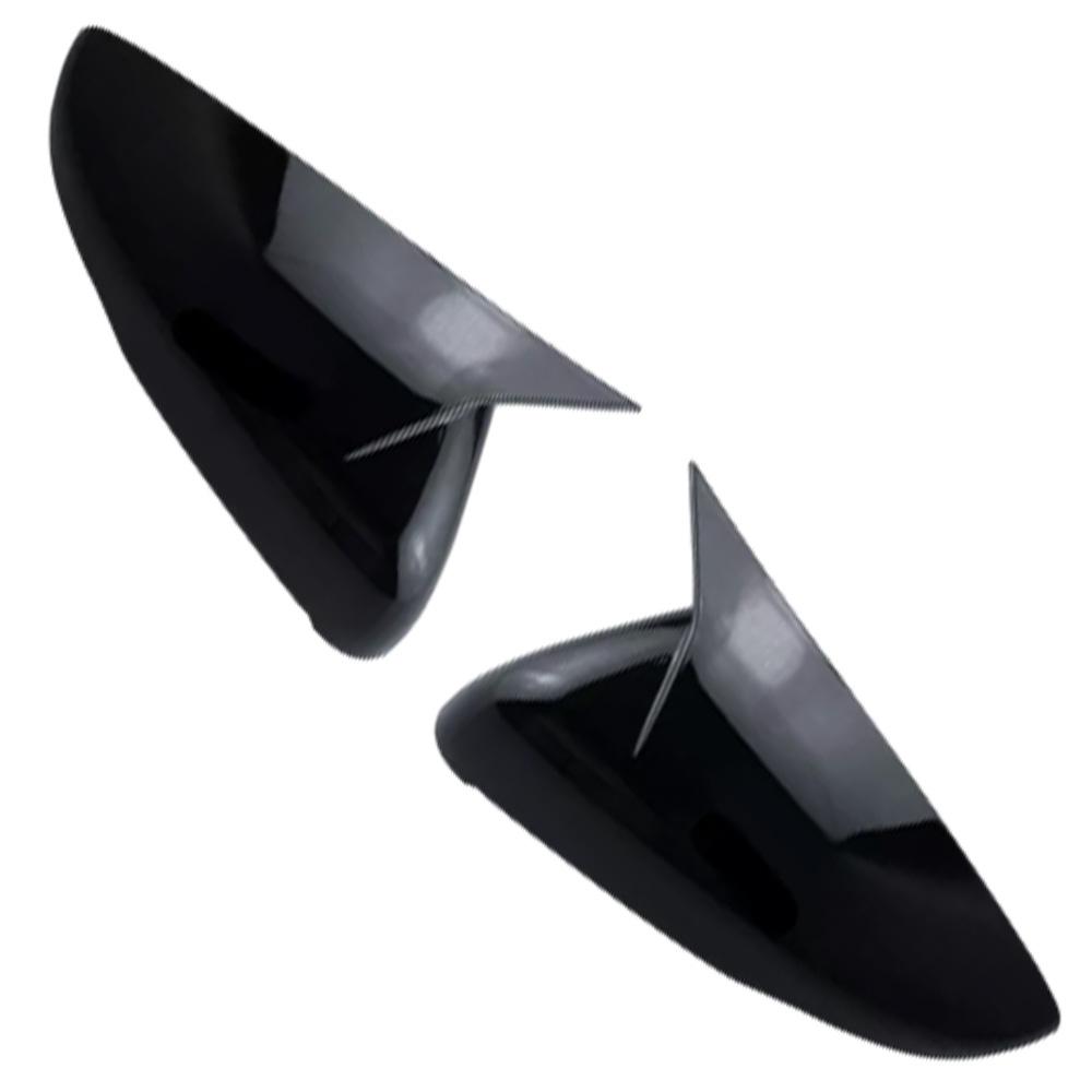 ABS Carbon Fiber Black Side Wing Rearview Mirror Cover Cap Trim for Cadillac CT5 2024 US version