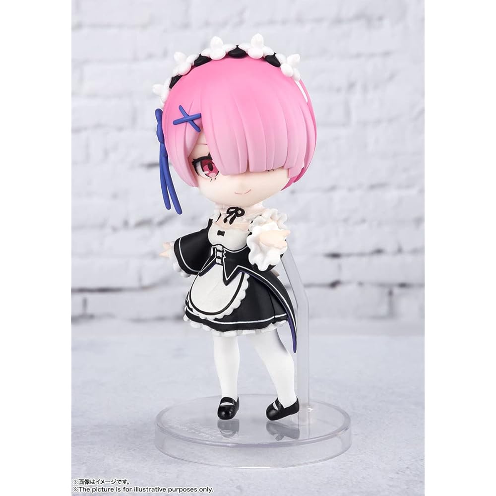 TAMASHII NATIONS Figuarts mini Re:Жизнь с нуля в другом мире Рам 90 мм ПВХ АБС Окрашенная Фигурка