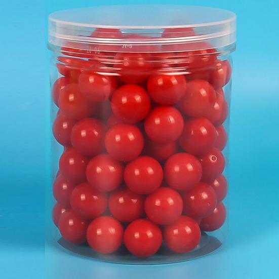 100 шт. гладких счетных шариков 2 см разных цветов с тубусом для хранения для дошкольного обучения