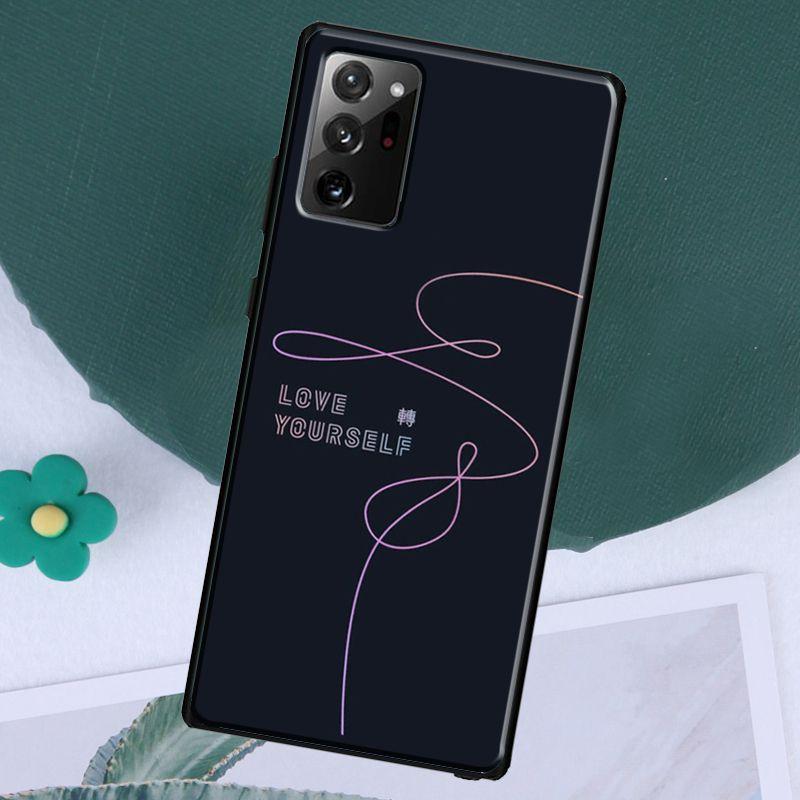 Love Yourself Case For Samsung Galaxy S22 Ultra S21 S20 FE S8 S9 S10 Note 10 Plus Note 20 Ultra Cover