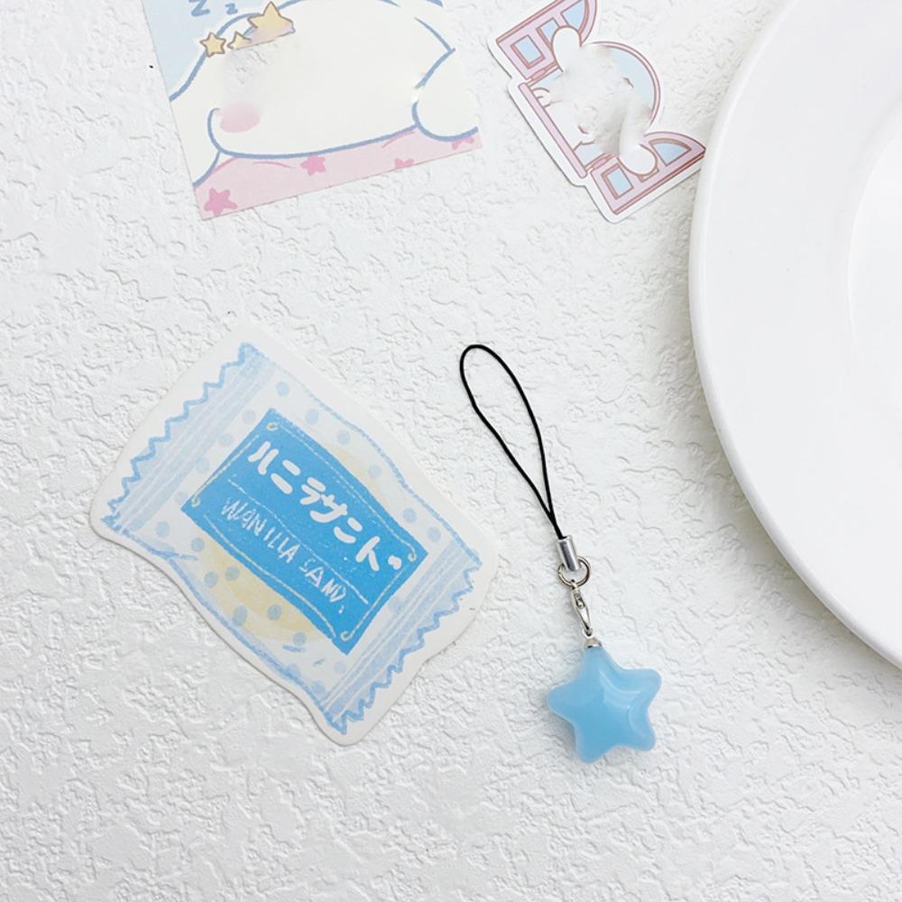 Keychain Phone Hanging Rope Pendant Mobile Phone Chain Star Phone Strap  Girl Jewelry