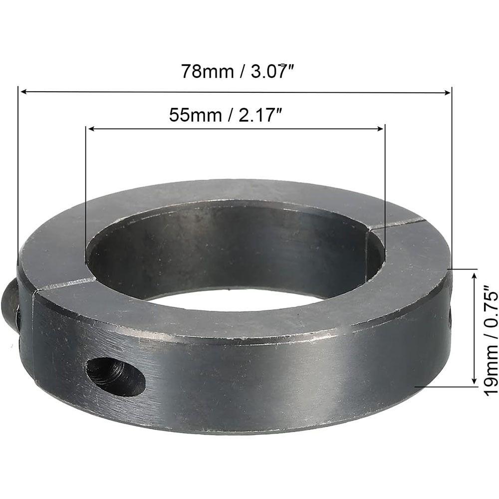 Внутренний диаметр 6-55 мм Двойной разъемный зажимной воротник Отверстие удерживающий зажим Системы конвейерных лент