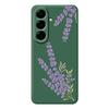 For Samsung Galaxy A56 5G Case Lavender Pattern Printing Straight Edge TPU Phone Back Cover