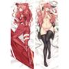Аниме DARLING in the FRANXX 02 Dakimakura, чехол для подушки Otaku Waifu, чехол для подушки из персиковой кожи, наволочка для всего тела, подарок для косплея