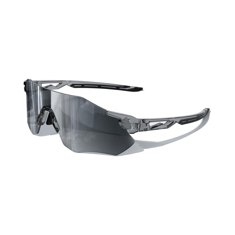 Smart color-changing glasses for marathon running, outdoor protective sunglasses, anti-fall, anti-fog, suitable for cycling, hiking, and
