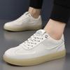 Мужская обувь Немецкие тренировочные туфли 2025 лето новая повседневная обувь перфорированные кеды удобные маленькие белые туфли 2025