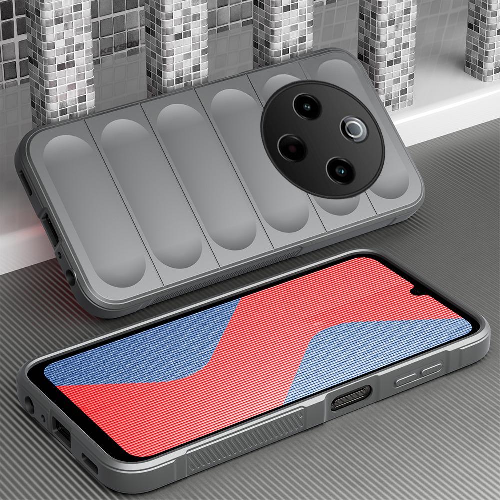 For Vivo iqoo Z10 Case Soft Anti Slip Wavy Silicone Vintage For iqoo Z10 Back Cover