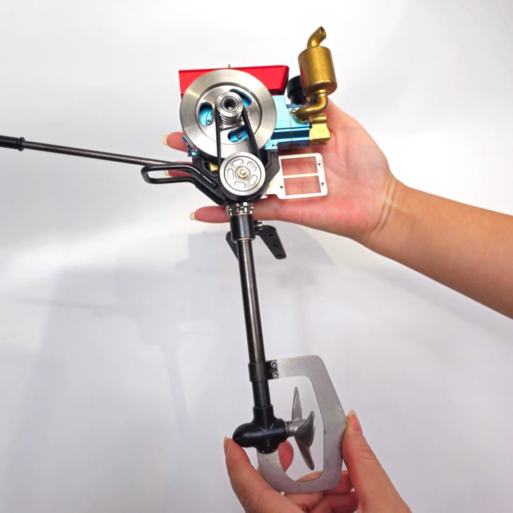 Four-stroke Single-cylinder Boat Model Hanger for Diesel Engine Special Hanger for 0.9/1-meter Boat Model Toys