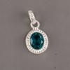 Apatite Gemstone 925 Sterling Silver Jewelry Handmade Pendant 1.20" Gift For Her PP-7-12