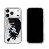 Butterfly Wing Beauty Case for iphone 16 Plus 11 15 18 Pro Max 17 Pro 14 13 XS Max Air 12 XR Silver Crushed Foil Cover