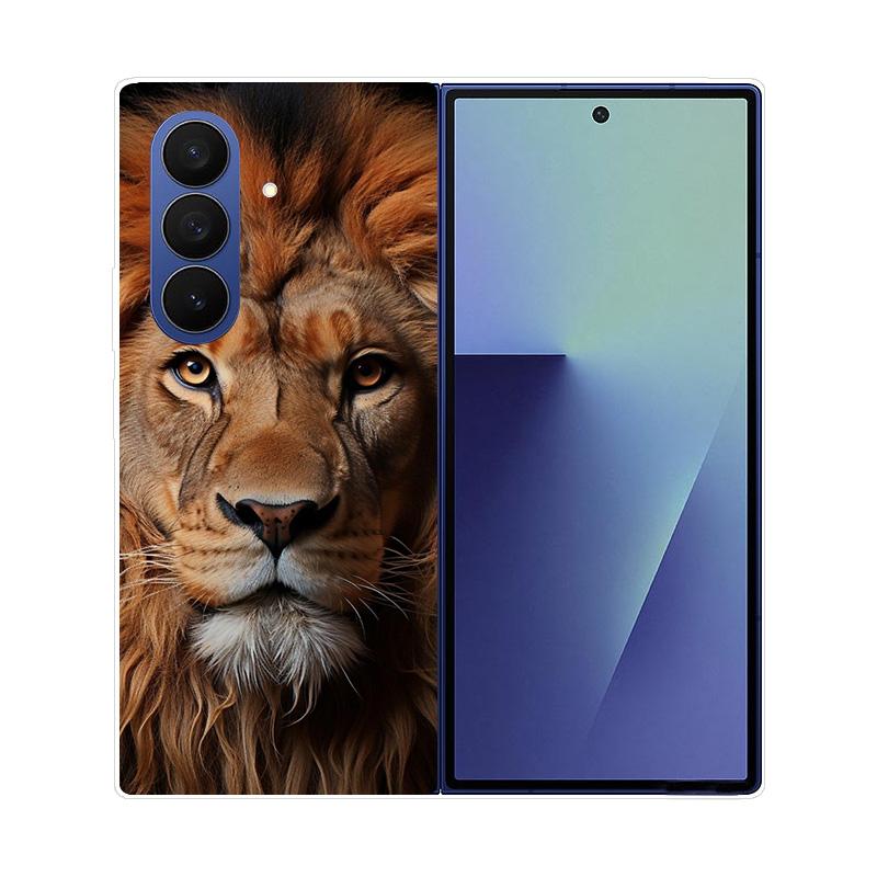 Чехол для Samsung Galaxy Z Fold 7 Мраморный Жесткий ПК Задняя Крышка Для Samsung Galaxy Z Fold7 ZFOLD7 Полностью Защитный Корпус Телефона