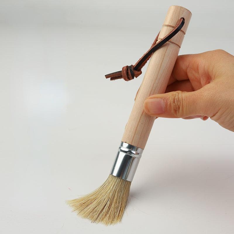 Набор щеток для чистки кофемолки в стиле ретро, очиститель для кофемашины Barista, щетка из цельного дерева, аксессуары для кофемашины