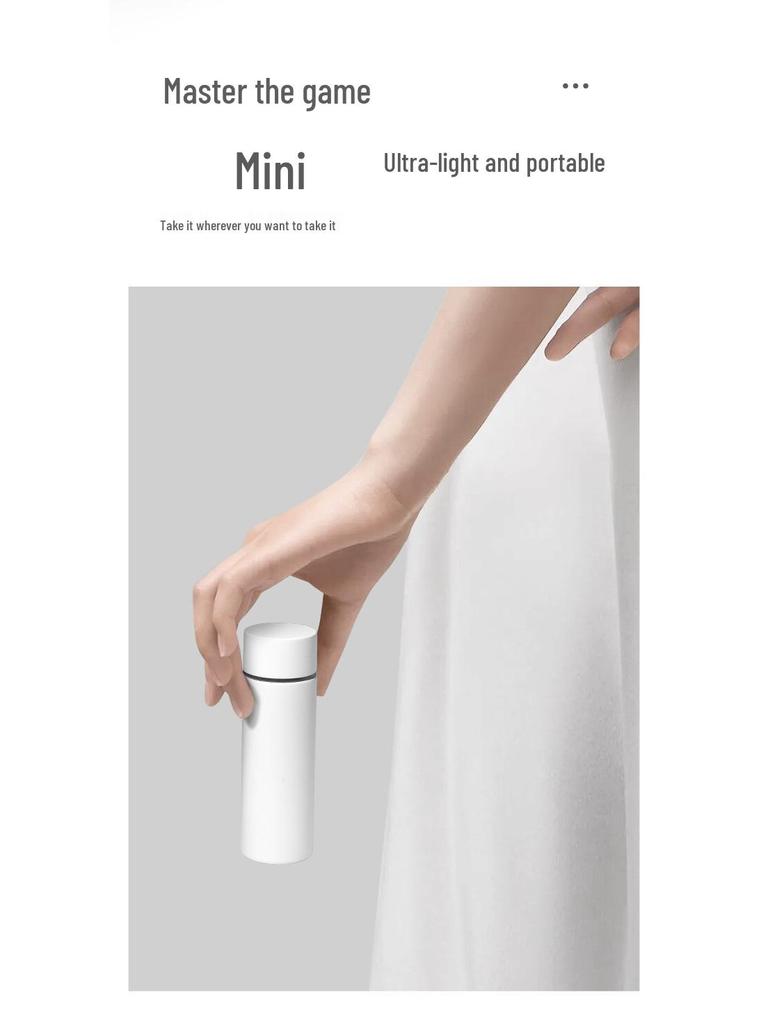 316 Stainless Steel Mini Lipstick Insulated Pocket Cup - Unisex, High-Value, Engravable