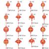 Red Chinese Lucky Character Pendants Flocking Spring Festival Hanging Decoration  Party Supplies