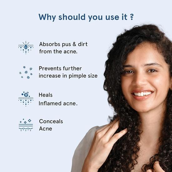 Пластырь от прыщей Be Bodywise для женщин(24 точки | 3 размера) и 2% салициловой кислоты для умывания лица для женщин 100 мл | Глубоко очищает кожу и предотвращает появление прыщей