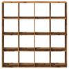 Bookshelf Vintage Wood Look 137.5 x 29 x 137.5 cm Engineered Wood
