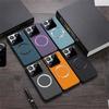 Для Для Xiaomi 14T Pro Дизайн Одежды Жесткий PC Чехол, Ударопрочный Жесткий Чехол из PU Кожи С Магнитом Для Xiaomi Mi 1T Pro