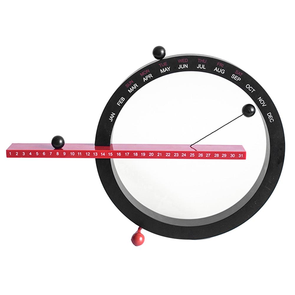 Magnetic Ball Perpetual Calendar with Month Week Date Creative Wall Calendar Novelty Desk Calendar for Home Office Decor