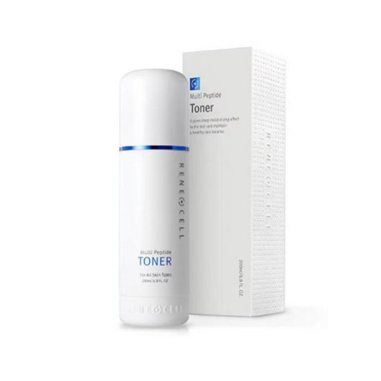 Тоник Renecell Multi Peptide / Увлажняющее средство для кожи / Восстанавливающее увлажнение, 200 мл, 1 шт.