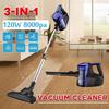 120W 3-in-1 Cordless Vacuum Cleaner Handheld Vacuum Cleaner Recharge Bagless Suction Cleaning Tool Set for Home Car