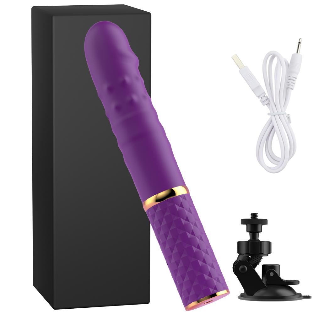 Thrusting Vibrator Dildo Sex Machines Suction Cup 10 Mode Clitoral Vagina G Spot Anal Stimulation Adult Sex Toys for Female Men