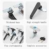 MS324 Industrial Cabinet Door Handle Lock Zinc Alloy Chassis Cabinet Door Lock Distribution Box Switch Cabinet Door Lock