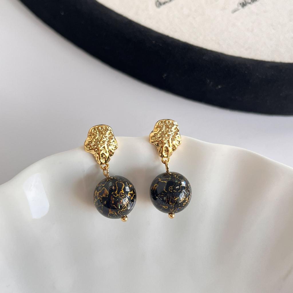 Осень и зима, новая серия Pangu, нематериальное культурное наследие, лакированные серьги ручной работы, женские инкрустированные улитки, китайские ретро-темпераментные серьги