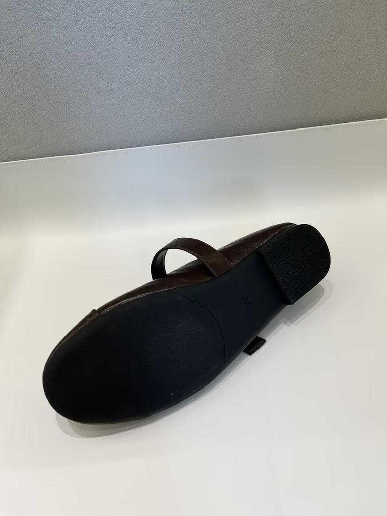 2025 Осень Французский Ретро Мэри Джейн Женские Туфли-балетки с Ремешком и Круглым Носком