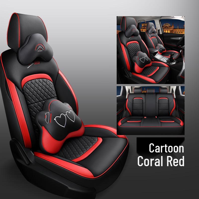 CLY Изготовленная на заказ кожаная чехол на сиденье для Changan CS55 - Спортивный, Модный, Всесезонная защита