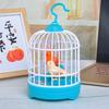 Parrot Cage Talking Electric Bird Realistic Voice Simulation Bird Cage  Entertainment