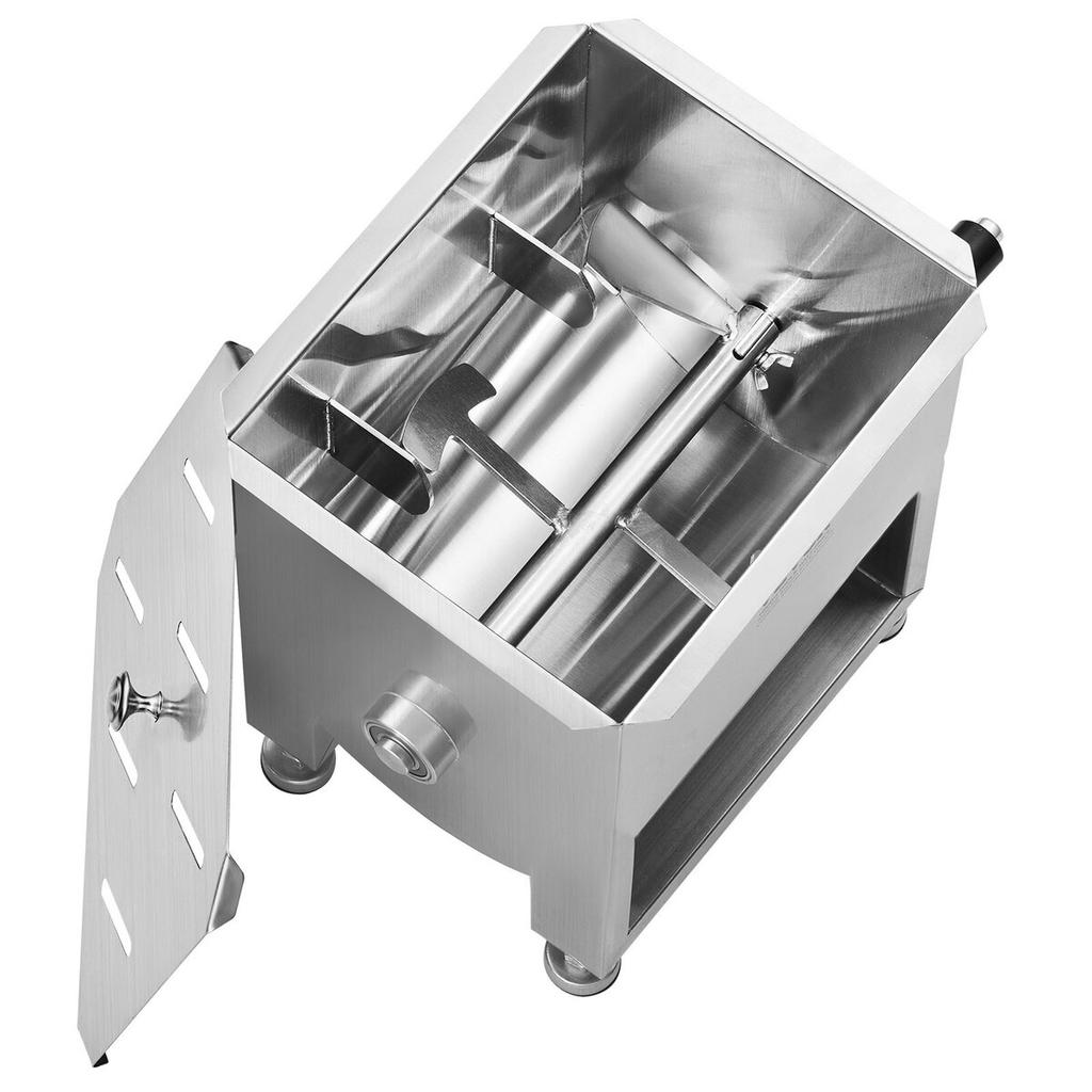 Manual Meat Mixer 15L Fixed Tank Mixing Max 15LB for Meat Sausage Mixer