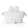 2WAY Drawstring Shoulder Snow Kuromi 129844 [Sanrio] (Fluffy Rabbit)
