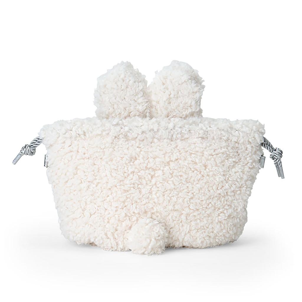 2WAY Drawstring Shoulder Snow Kuromi 129844 [Sanrio] (Fluffy Rabbit)