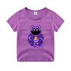 Smilings Critters Футболка для мальчика и девочки с принтом персонажей из хоррор-игры, летние дышащие топы с коротким рукавом для детей, повседневная одежда для малышей, подарки
