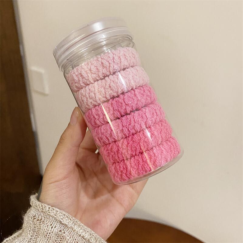 Резинки для волос, Высокоэластичные Прочные Резинки-скранчи для волос - Бесшовные, Толстой вязки, Держатели для хвоста разных цветов