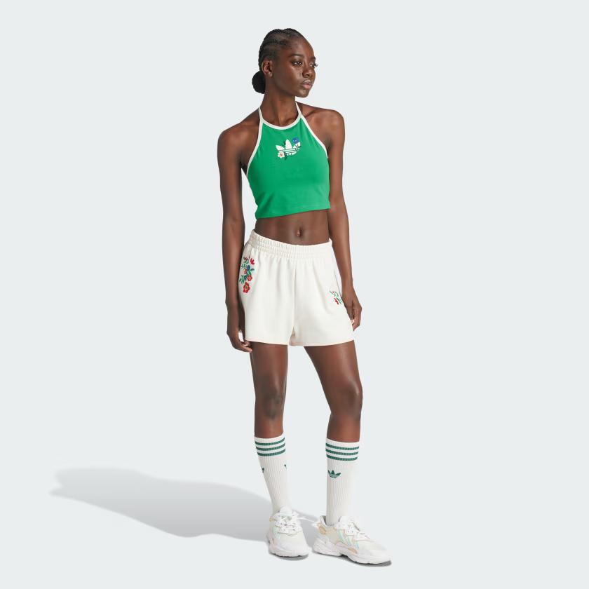 adidas Оригиналы Модные Графические Цветочные Шорты IS3869