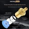 ZH222 Stainless Steel Angle Valve with Thickened Brass Core
