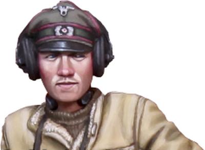 Alpine Miniatures Немецкий танковый командир, опирающийся на башню, смоляной набор AM35315 1/35