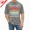 Vintage Summer Unisex Printed Tshirt I Try To Make Things Idiot Proof Engineer But They Keep Making Better Cotton Clothing Tee